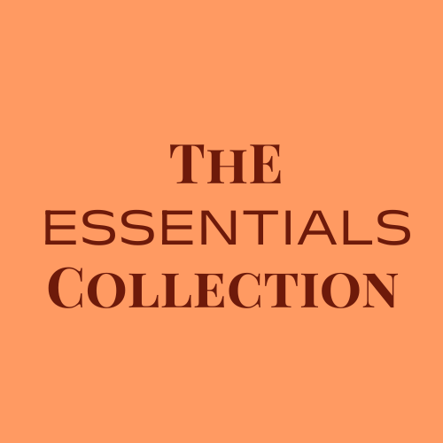 Treasure9 Essentials Launch Collection Poster on peach background 